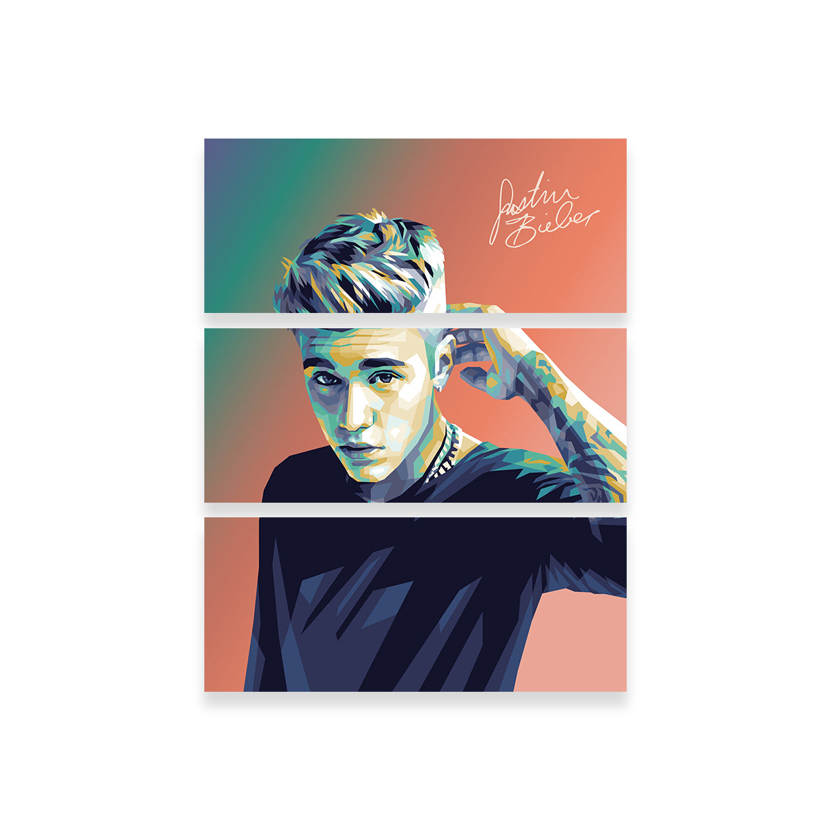 Justin Bieber Warm Hues Wall Art