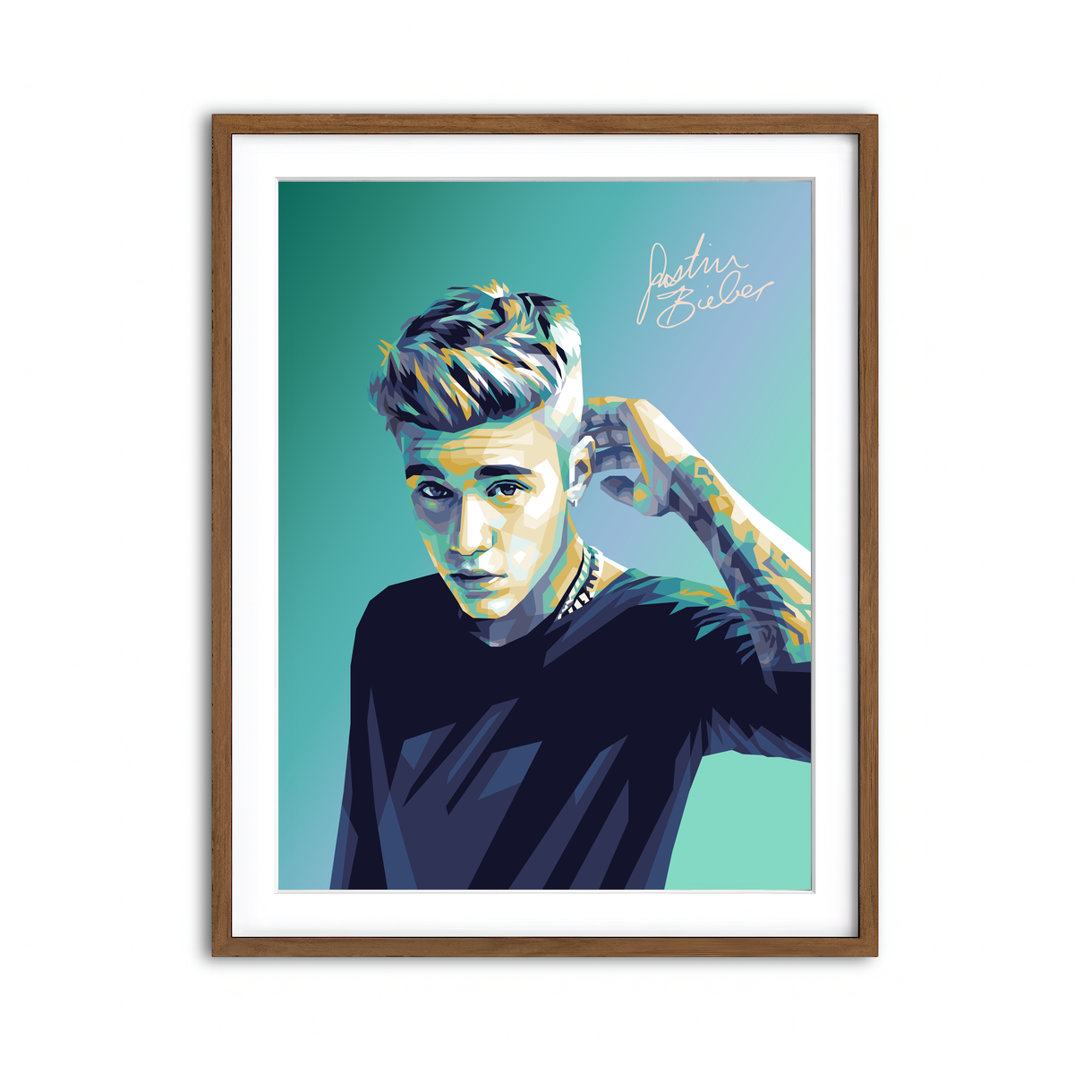 Framed Print 3x4 Walnut