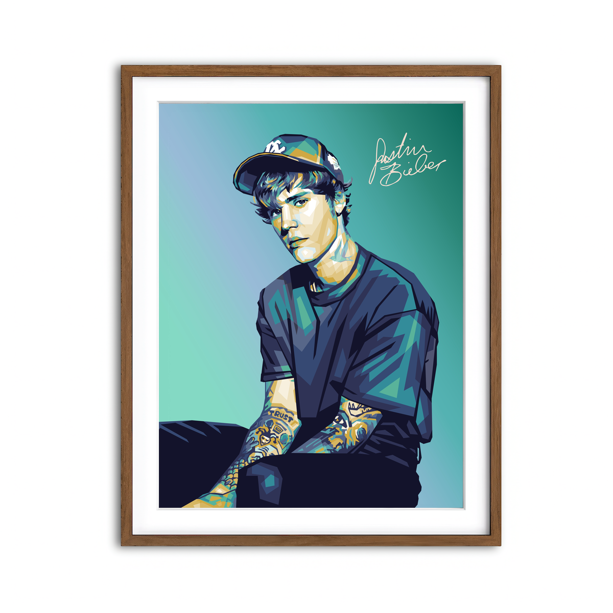 Framed Print 3x4 Walnut