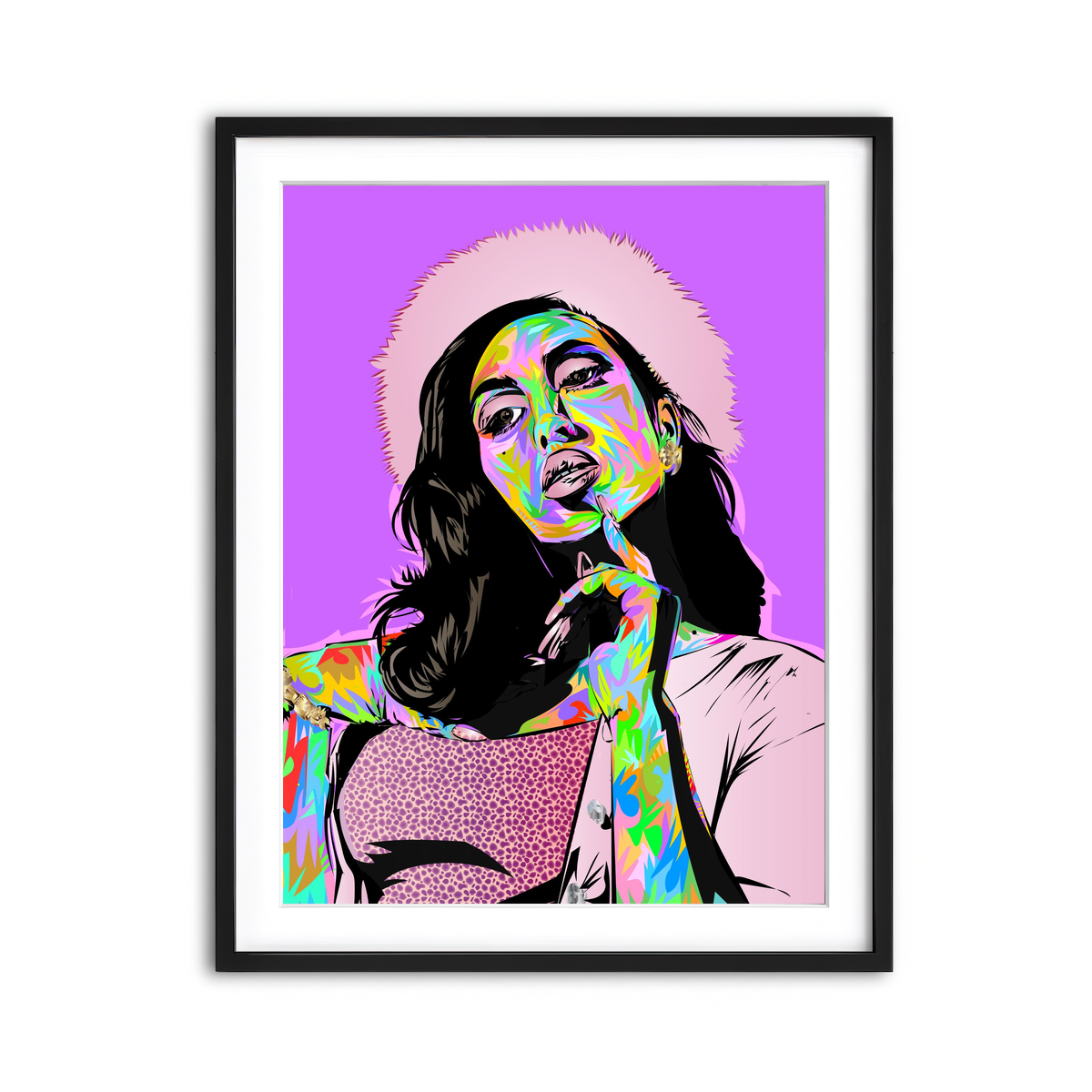 Framed Print 3x4 Black