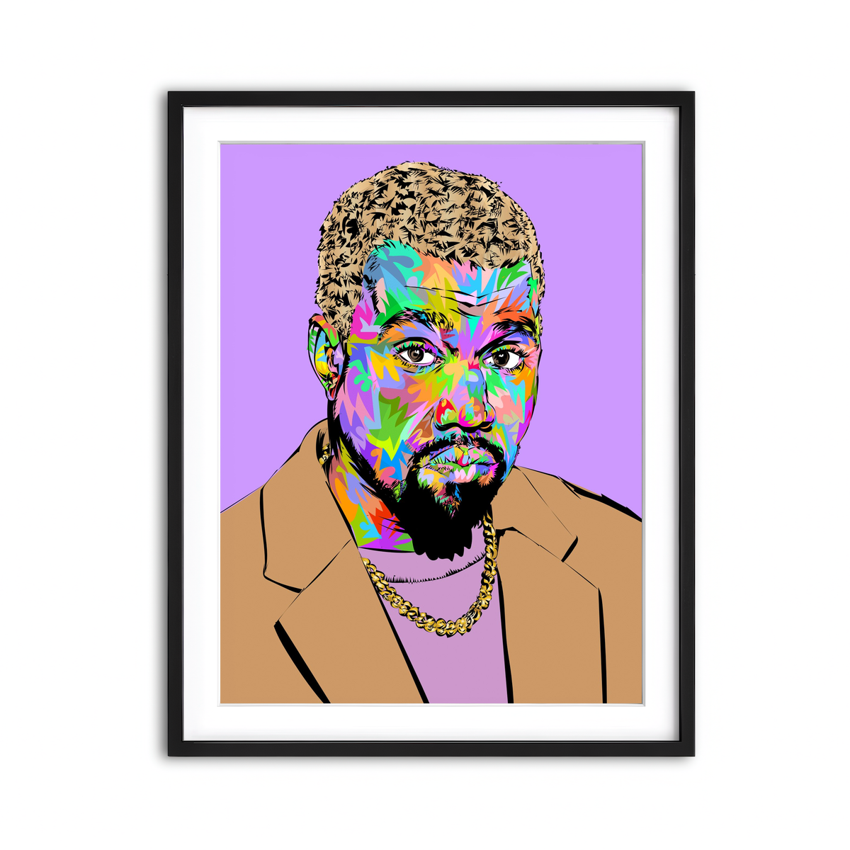 Framed Print 3x4 Black