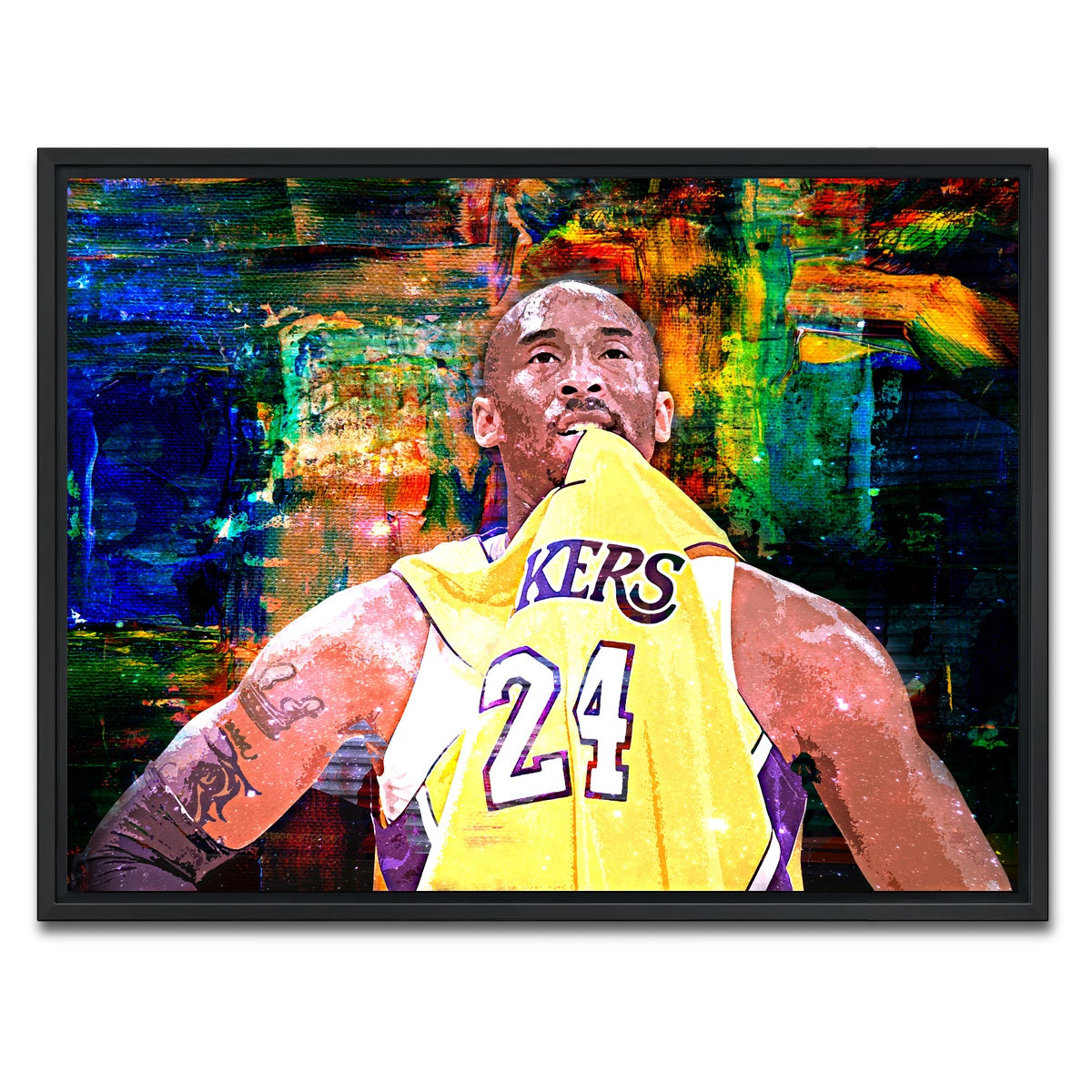 AUTO-MOCKUP WHITE | KB Jersey | 1 Piece | Black Framed Canvas | group=4x3