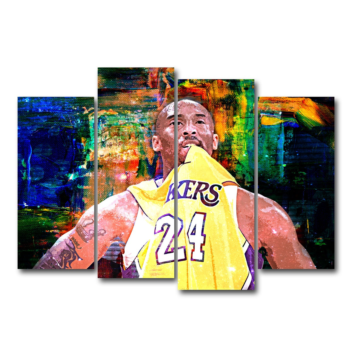 AUTO-MOCKUP WHITE | KB Jersey | 4 Piece | Gallery Wrap Canvas | group=4_normal