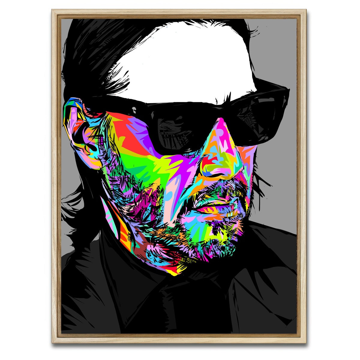 AUTO-MOCKUP WHITE | KEANU | 1 Piece | Natural Framed Canvas | group=3x4
