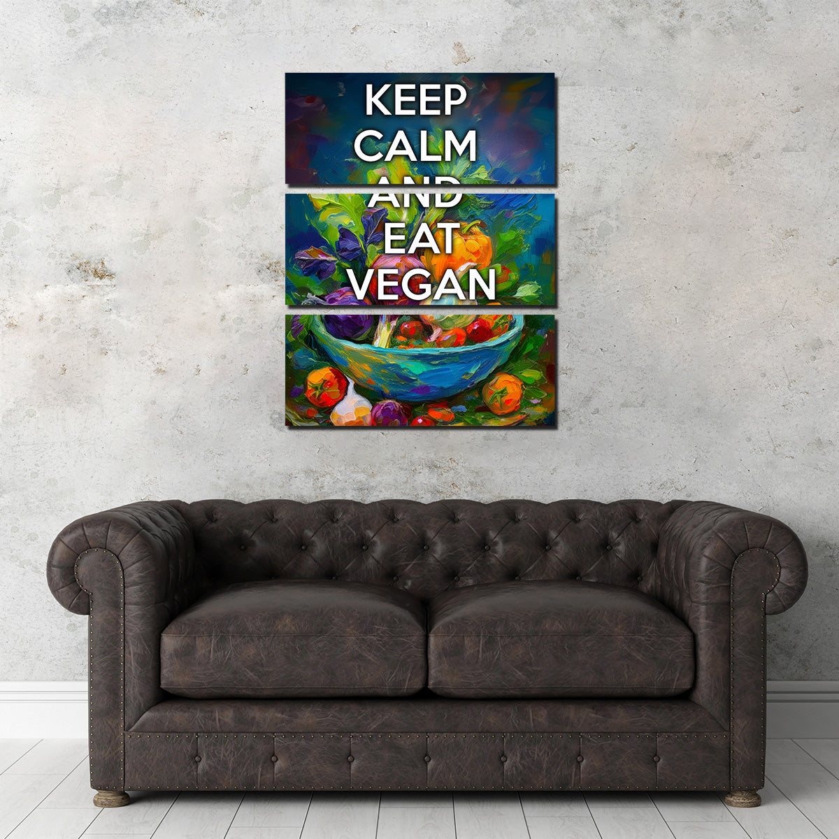 Keep Calm Eat Vegan Wall Art