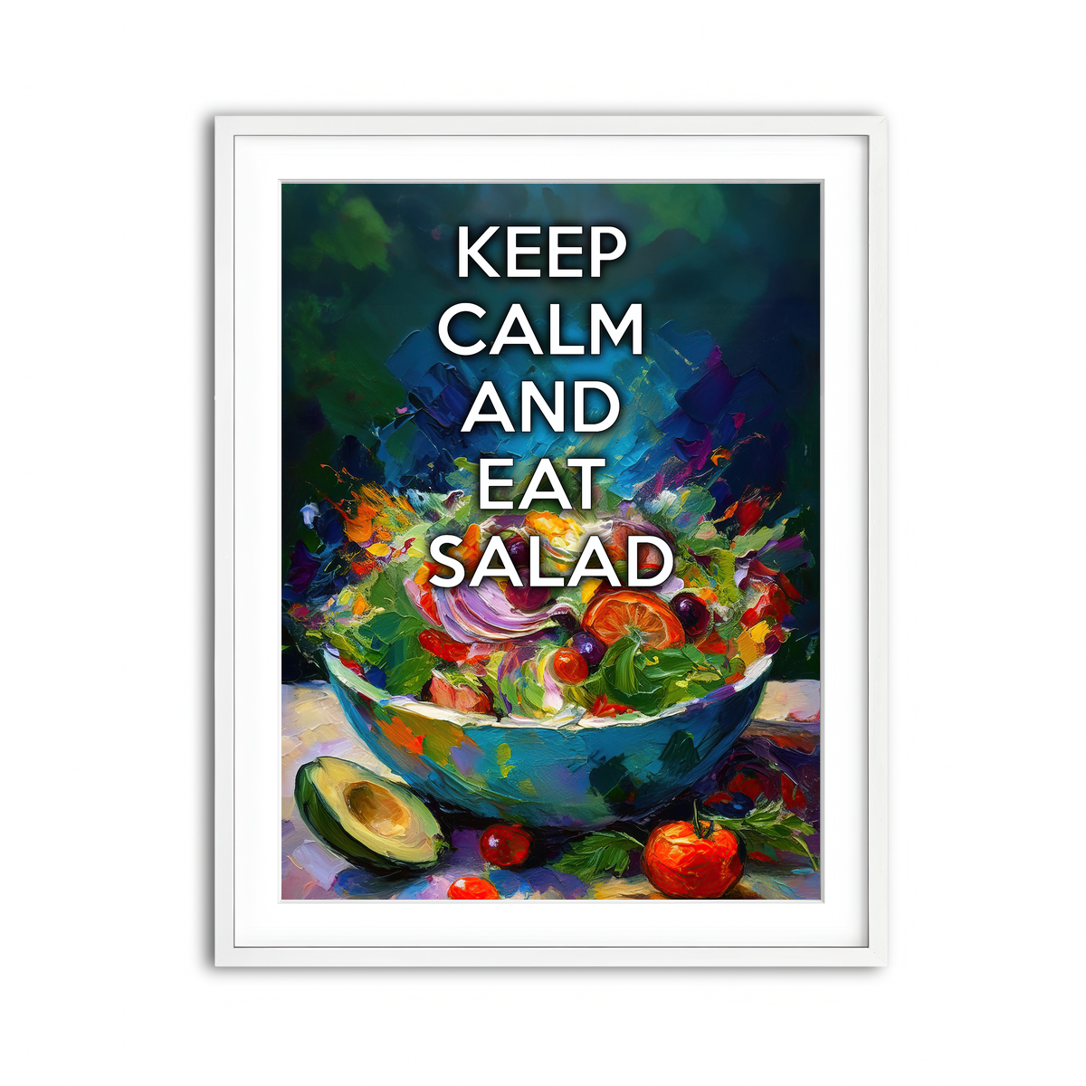 Framed Print 3x4 White