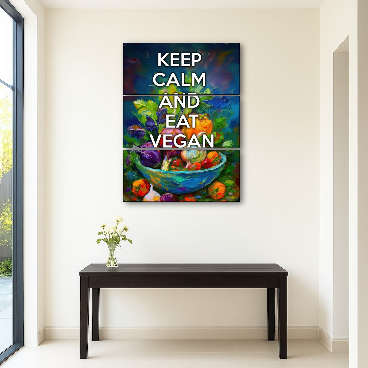 AUTO-MOCKUP ROOM | KEEP CALM EAT VEGAN