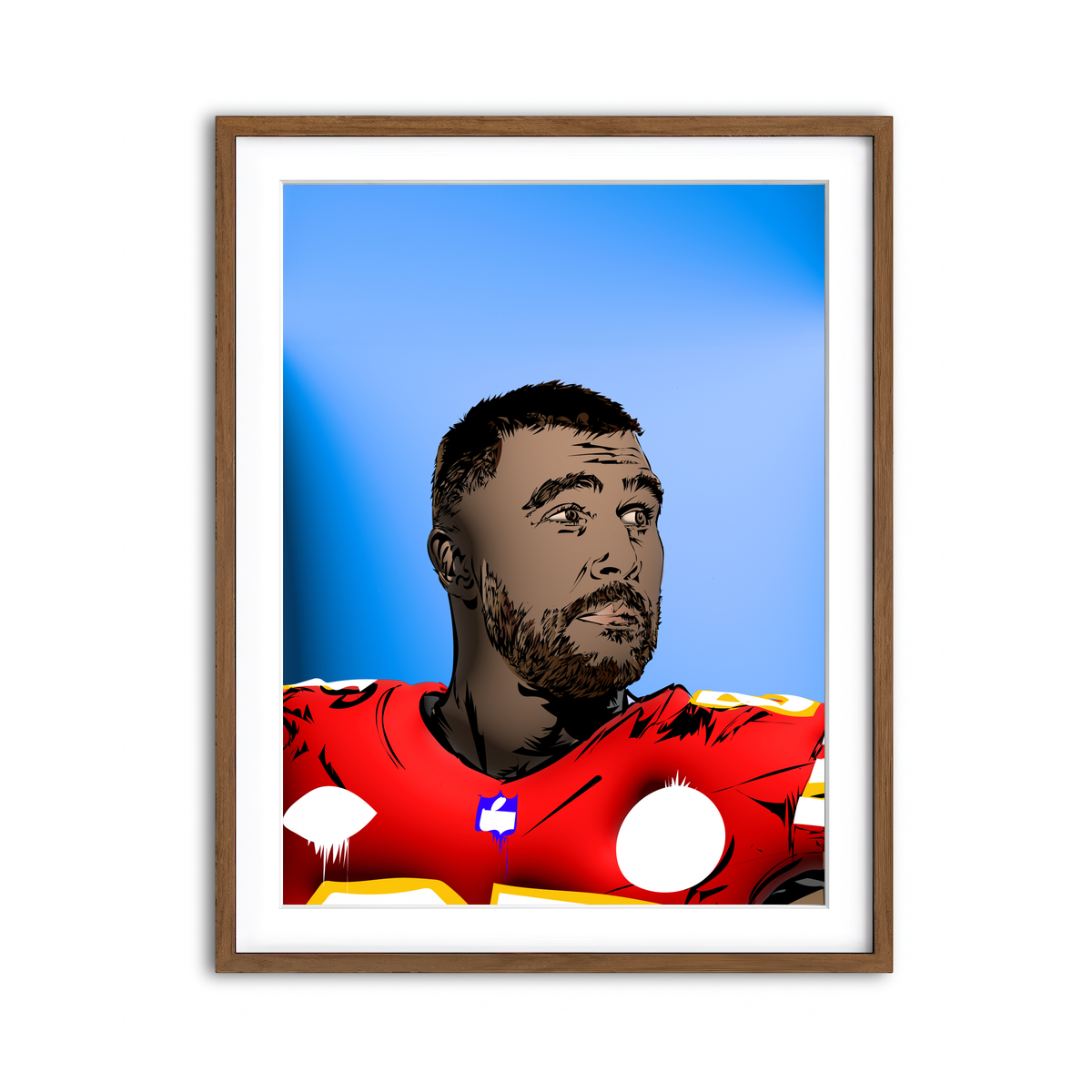 Framed Print 3x4 Walnut