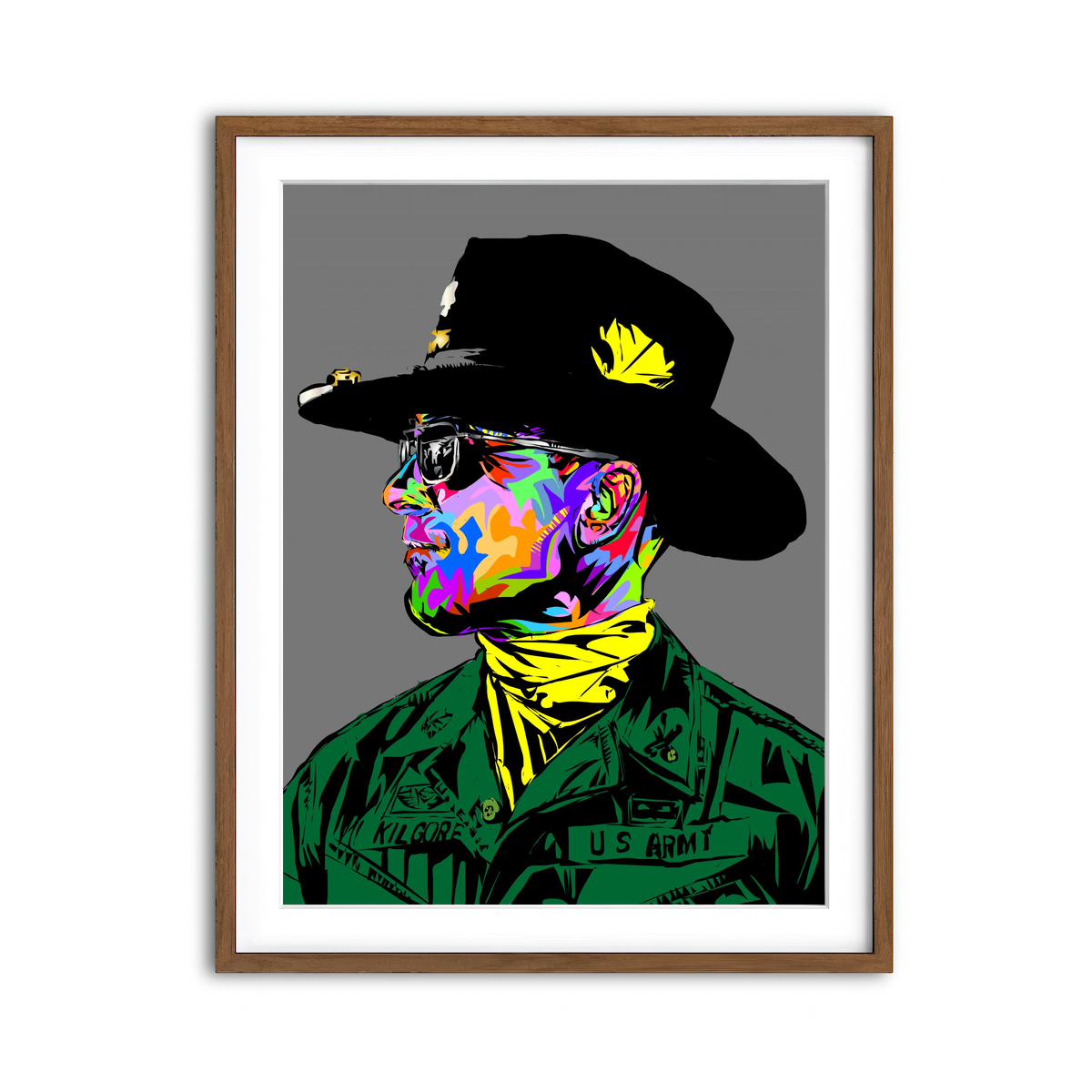 Framed Print 3x4 Walnut