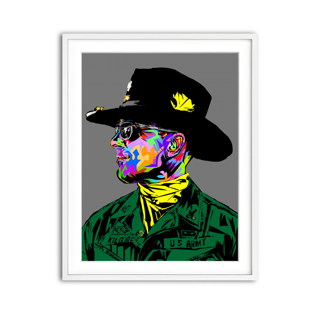 Framed Print 3x4 White