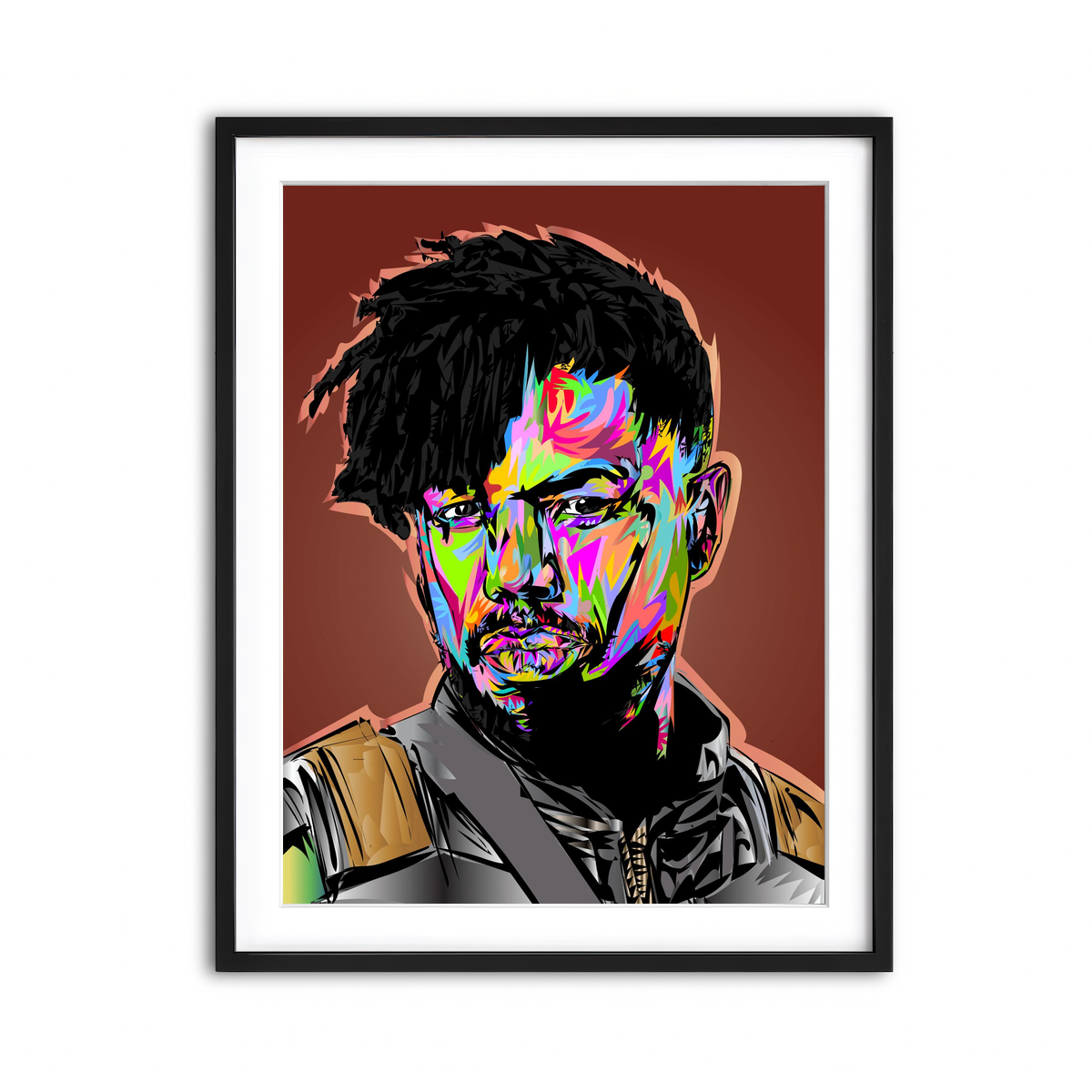 Framed Print 3x4 Black