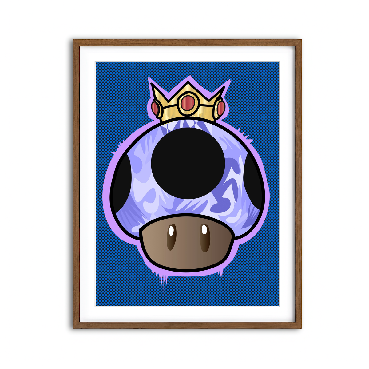 Framed Print 3x4 Walnut