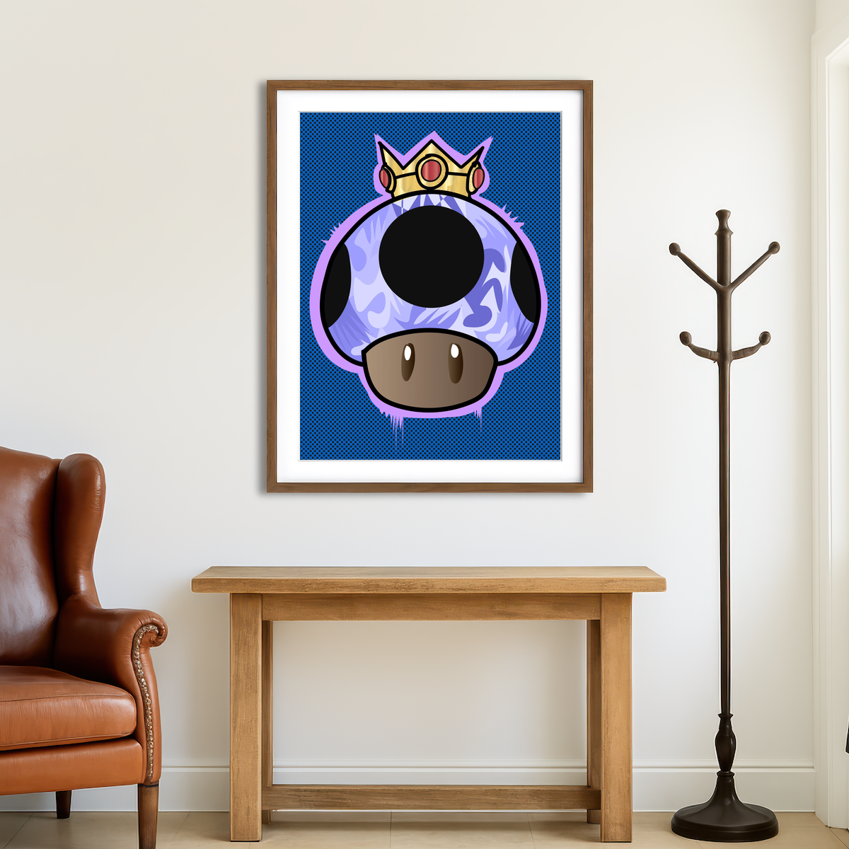 AUTO-MOCKUP ROOM | King 1 Up Wall Art