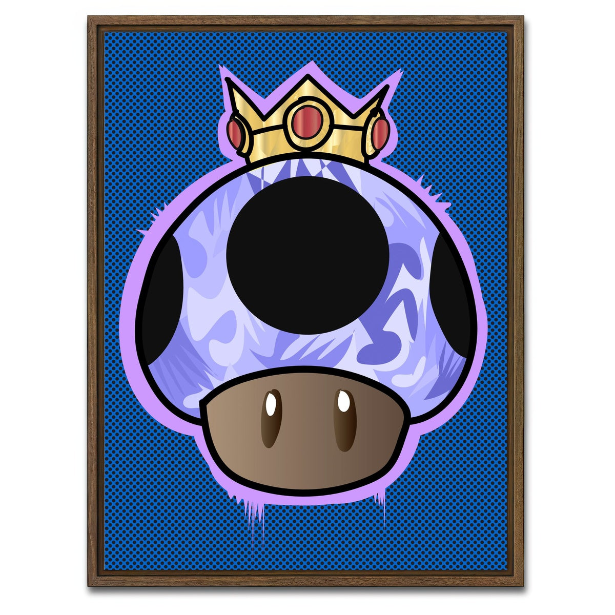 AUTO-MOCKUP WHITE | KING 1 UP | 1 Piece | Walnut Framed Canvas | group=3x4