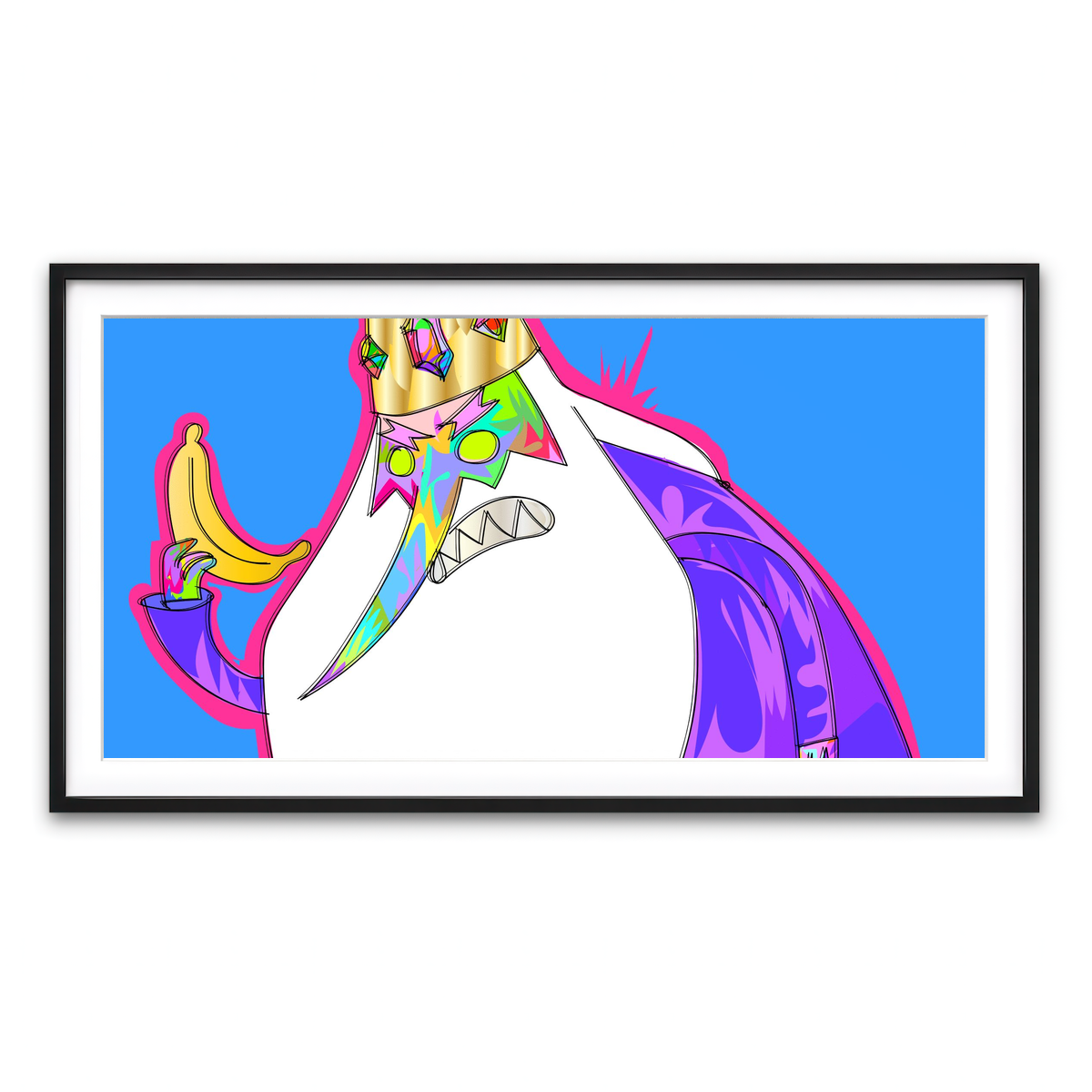 Framed Print 2x1 Black