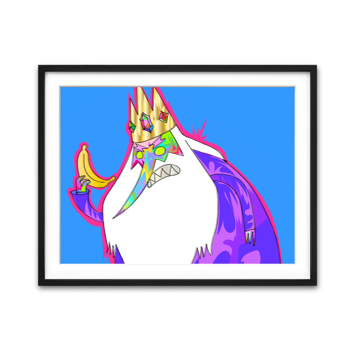 Framed Print 4x3 Black