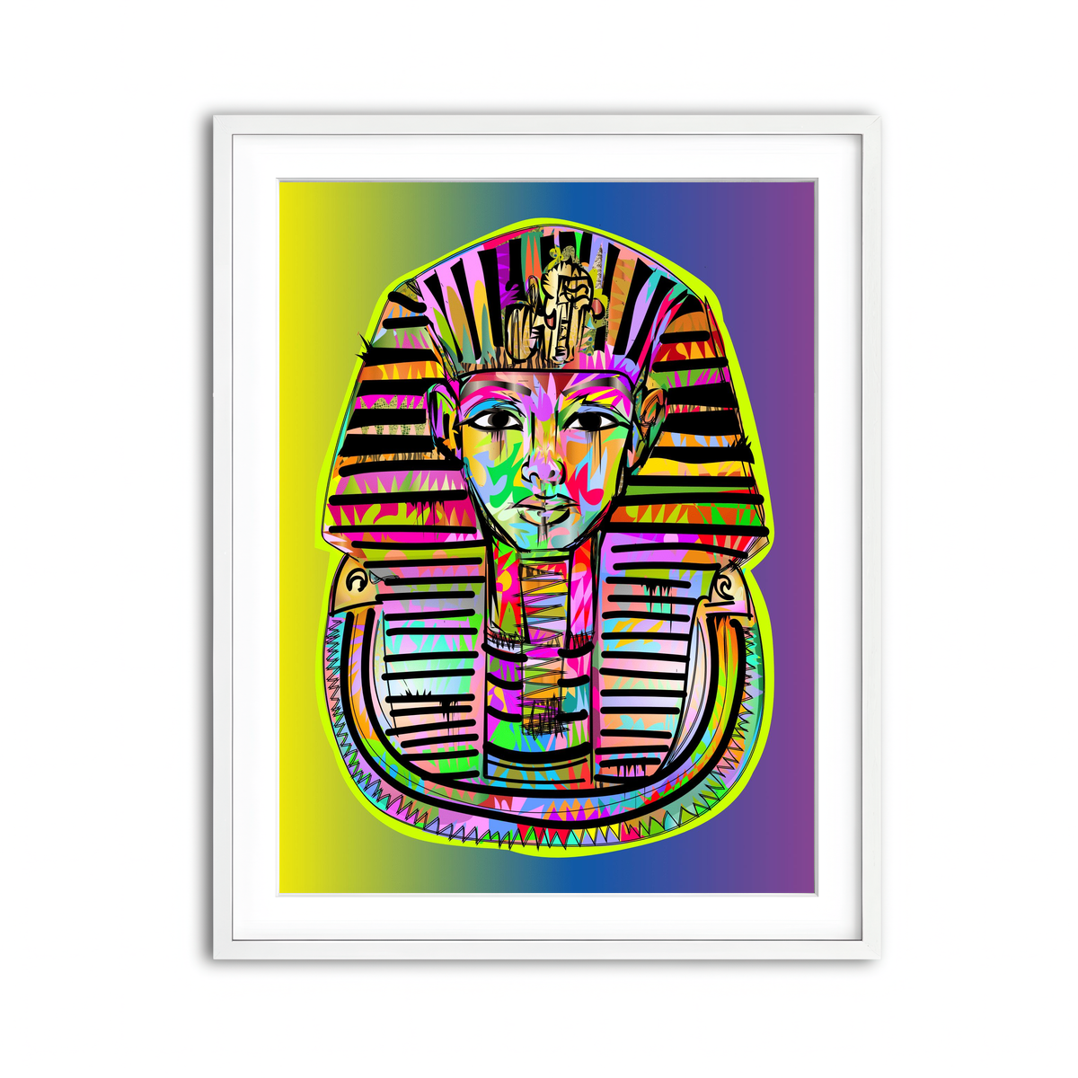 Framed Print 3x4 White