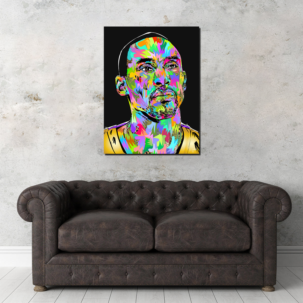 Kobe Portrait Black