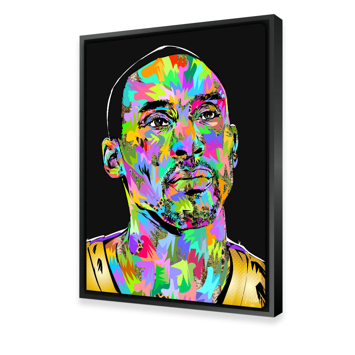 Kobe Portrait Black