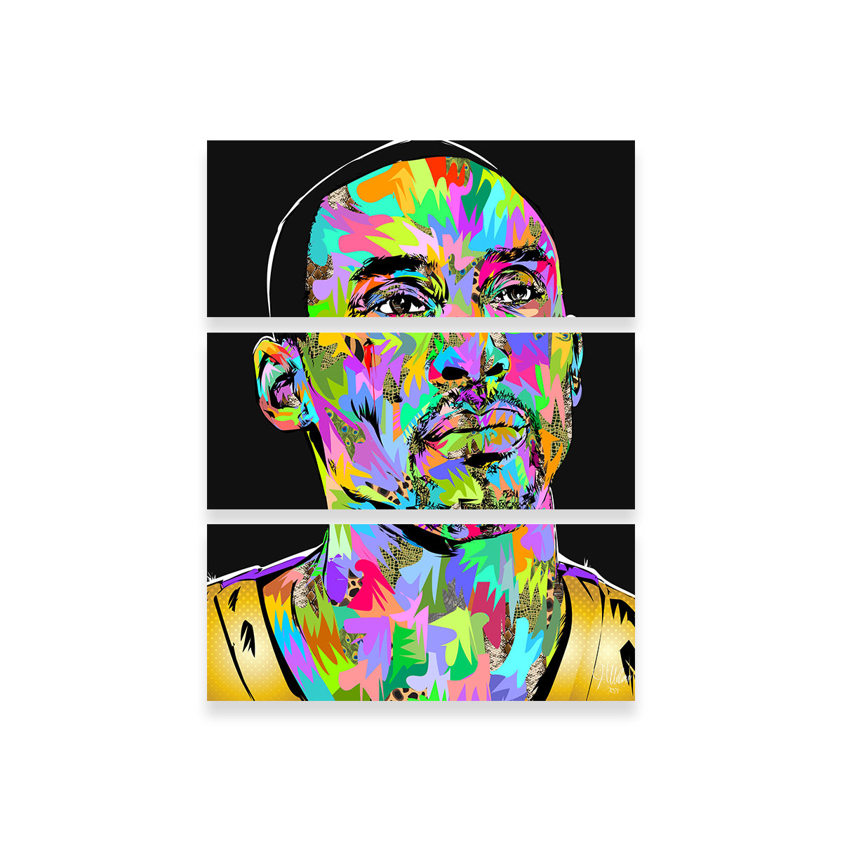 Kobe Portrait Black