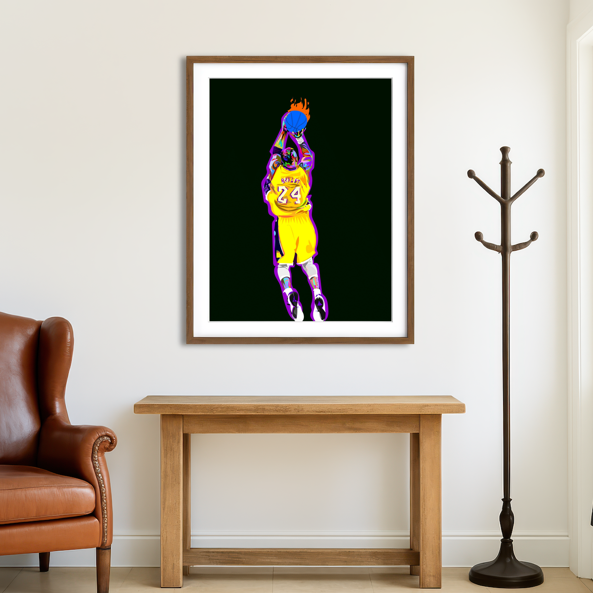 AUTO-MOCKUP ROOM | Kobe 1 Wall Art