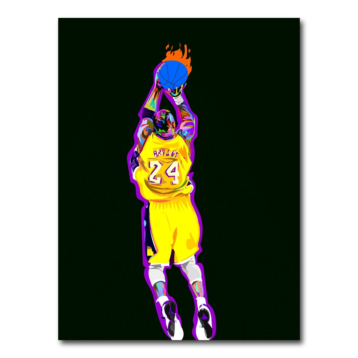 AUTO-MOCKUP WHITE | KOBE 1 | 1 Piece | Gallery Wrap Canvas | group=3x4