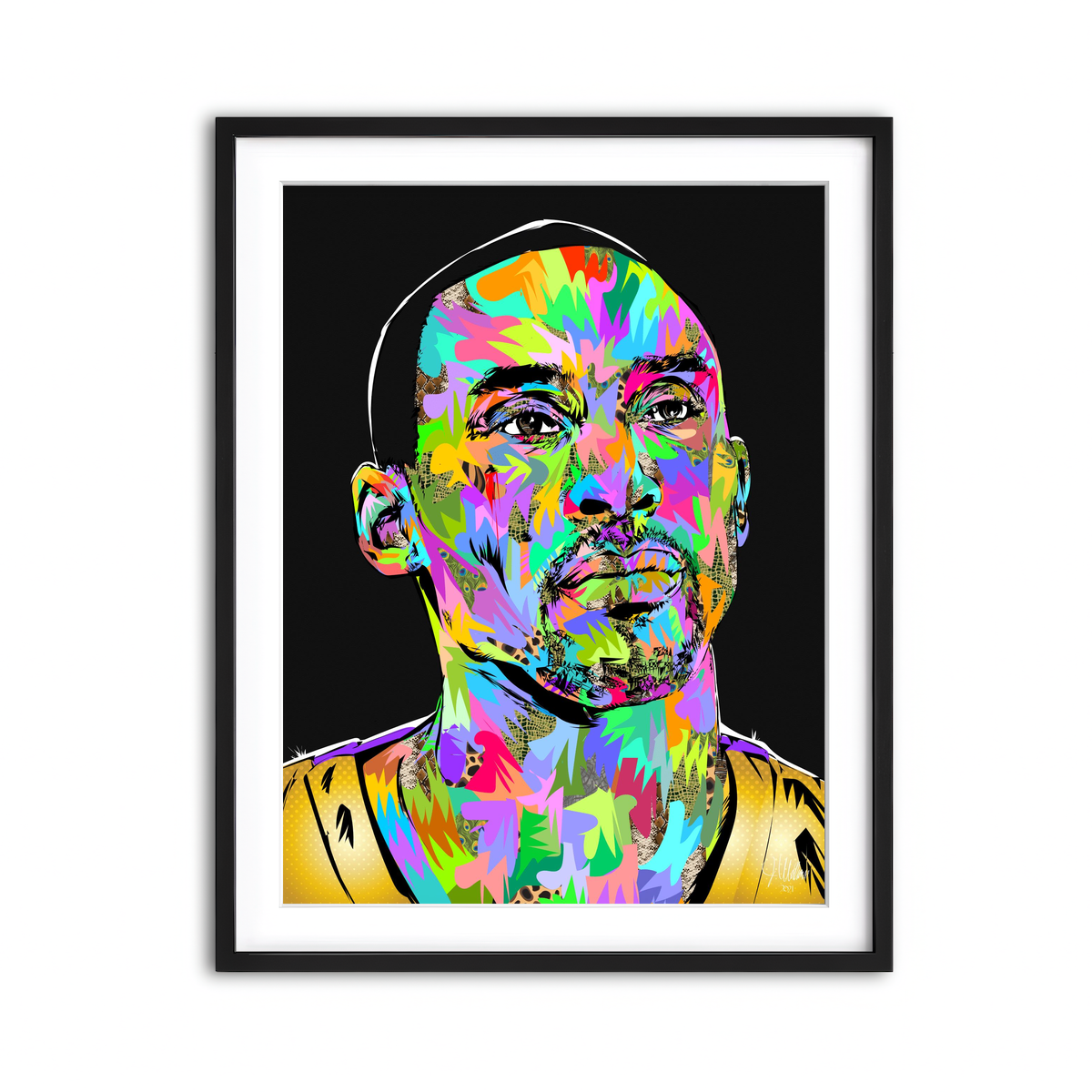 Framed Print 3x4 Black