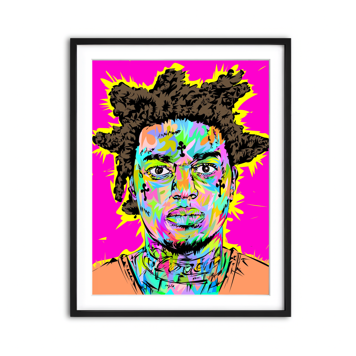Framed Print 3x4 Black