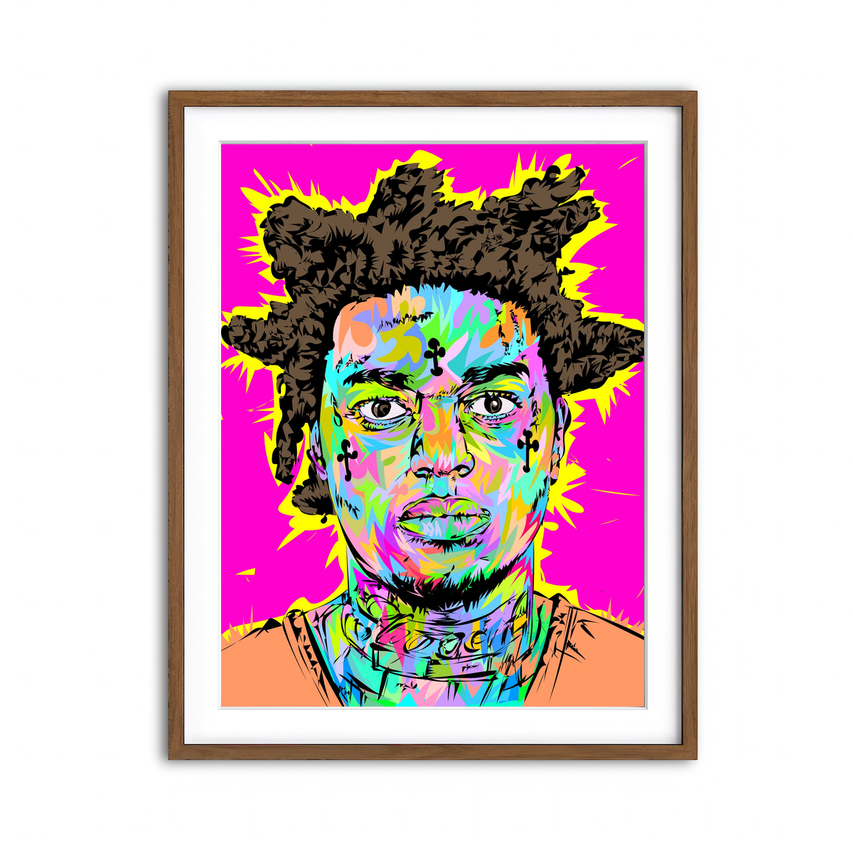 Framed Print 3x4 Walnut