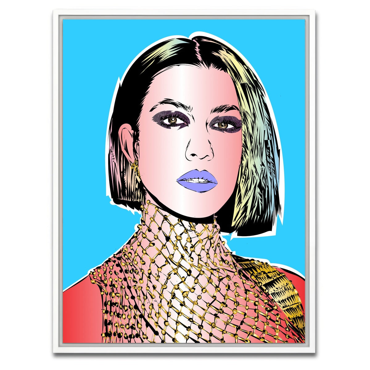 AUTO-MOCKUP WHITE | KOURTNEY | 1 Piece | White Framed Canvas | group=3x4
