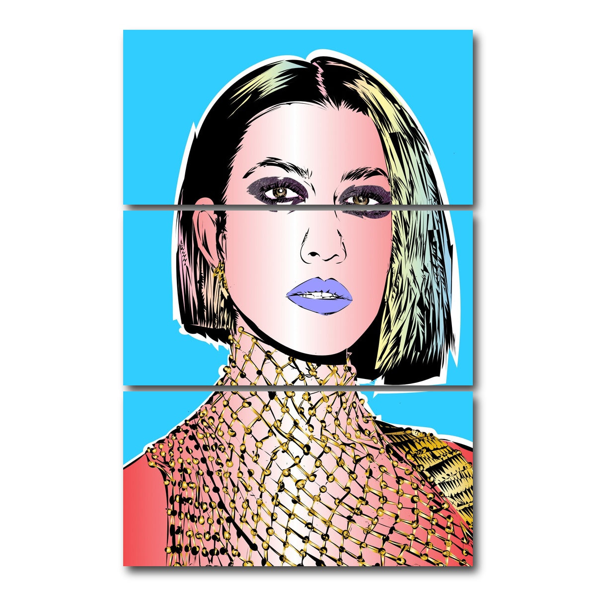 AUTO-MOCKUP WHITE | KOURTNEY | 3 Piece | Gallery Wrap Canvas | group=12x24_stacked