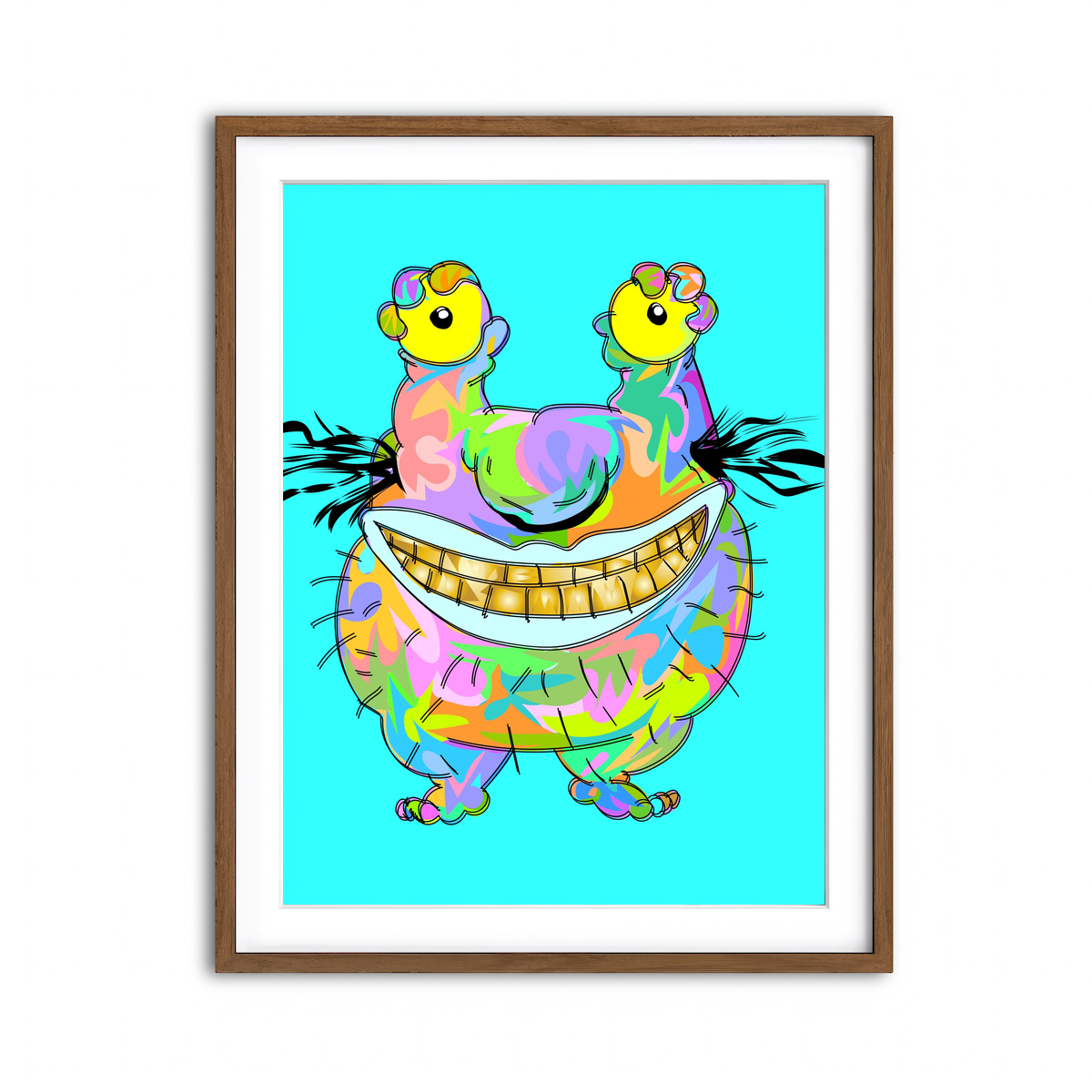 Framed Print 3x4 Walnut