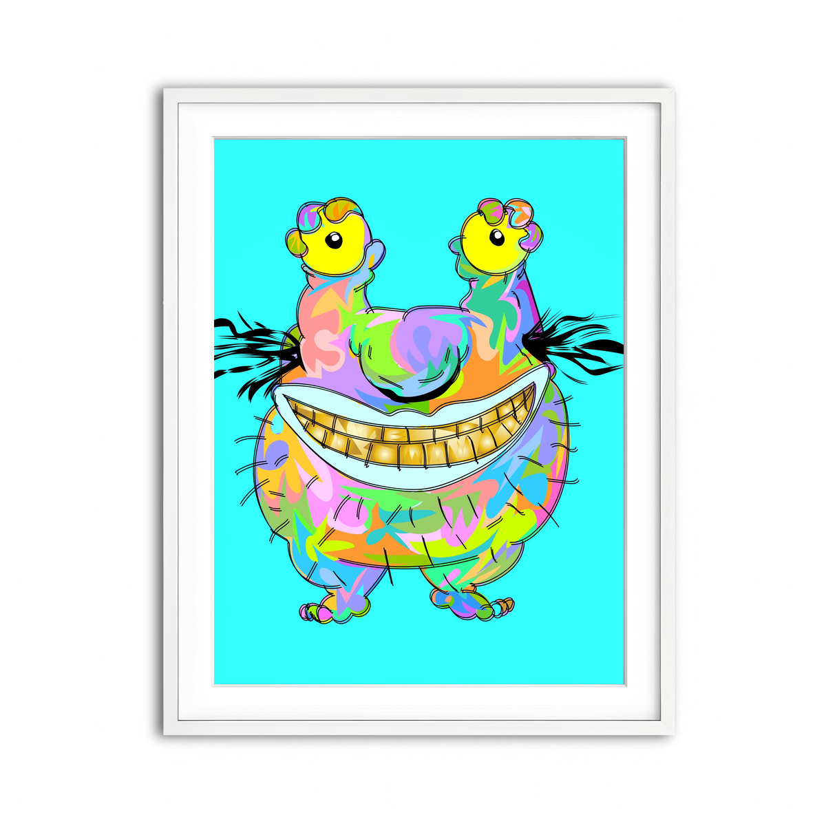 Framed Print 3x4 White