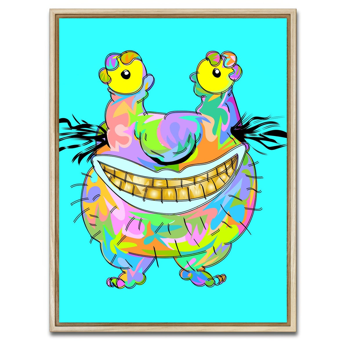 AUTO-MOCKUP WHITE | KRUMB | 1 Piece | Natural Framed Canvas | group=3x4