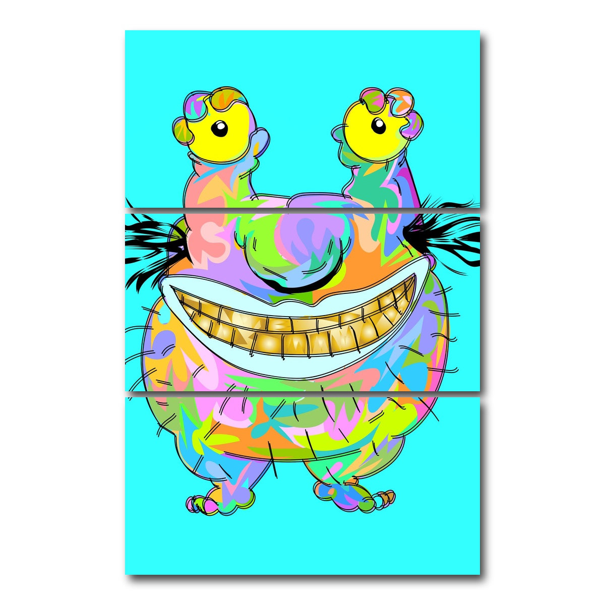 AUTO-MOCKUP WHITE | KRUMB | 3 Piece | Gallery Wrap Canvas | group=12x24_stacked