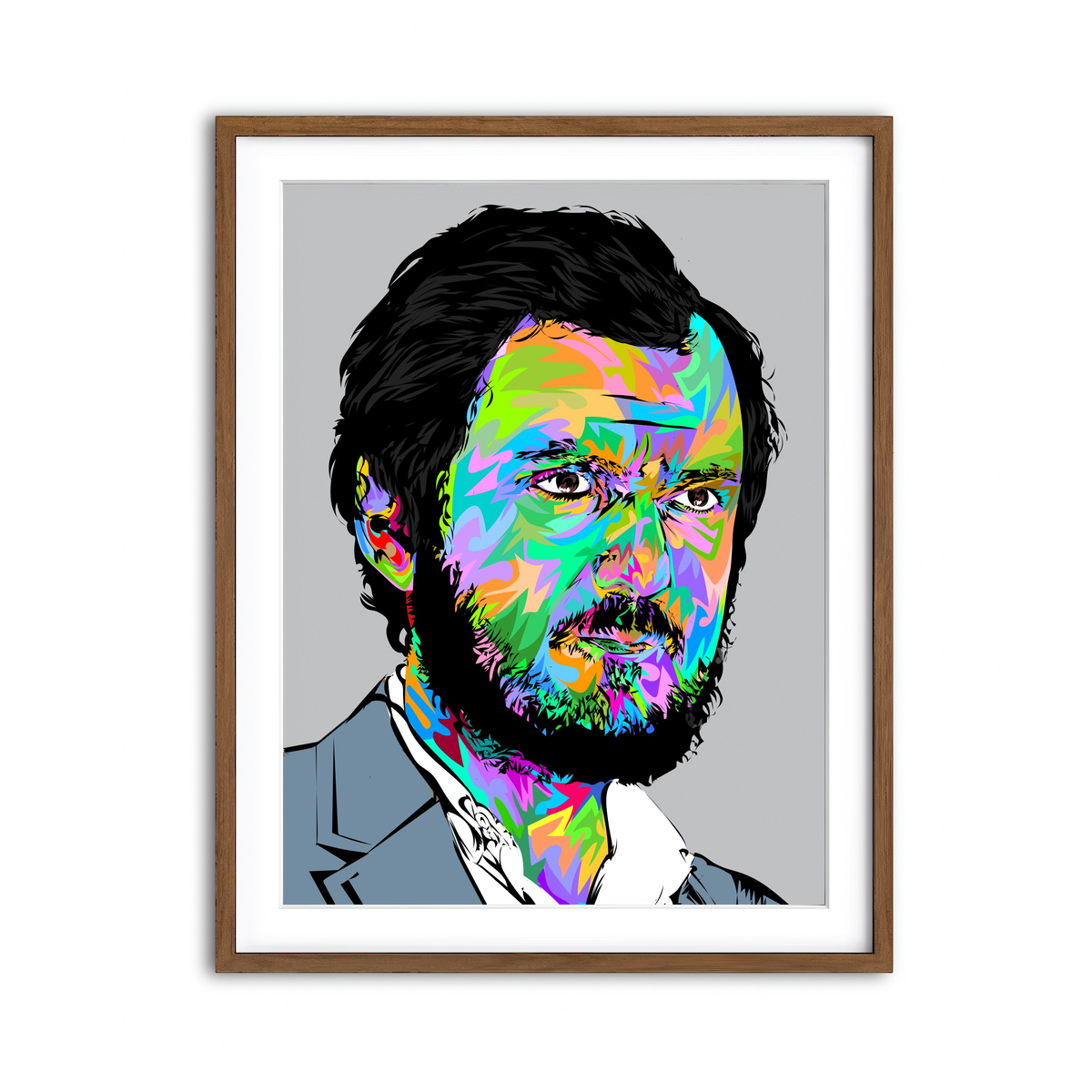 Framed Print 3x4 Walnut