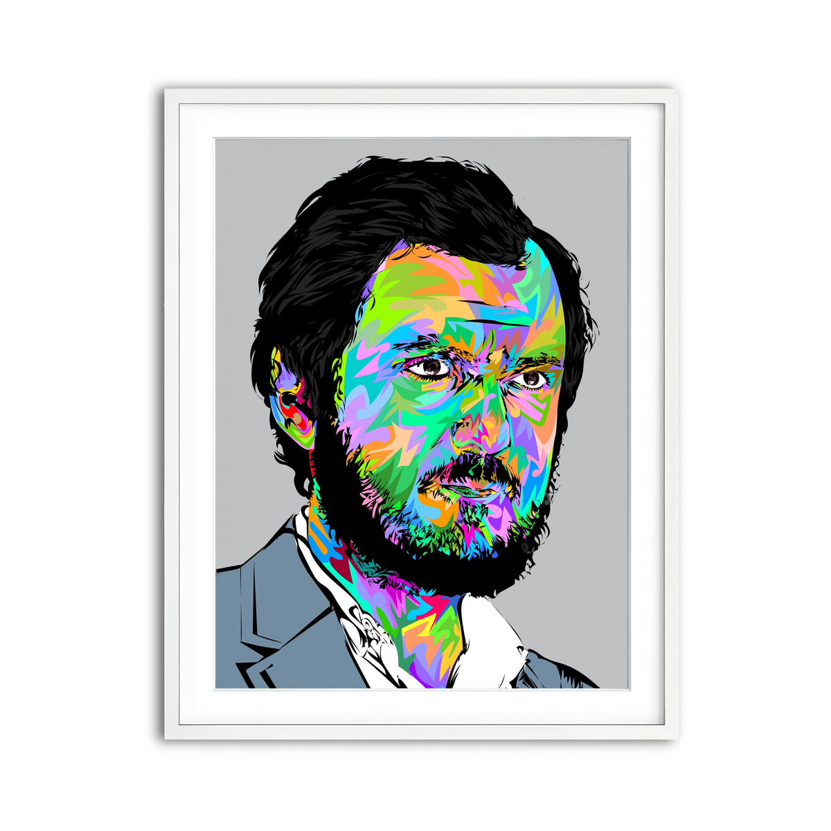 Framed Print 3x4 White