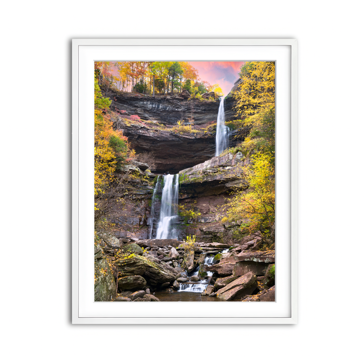 Framed Print 3x4 White