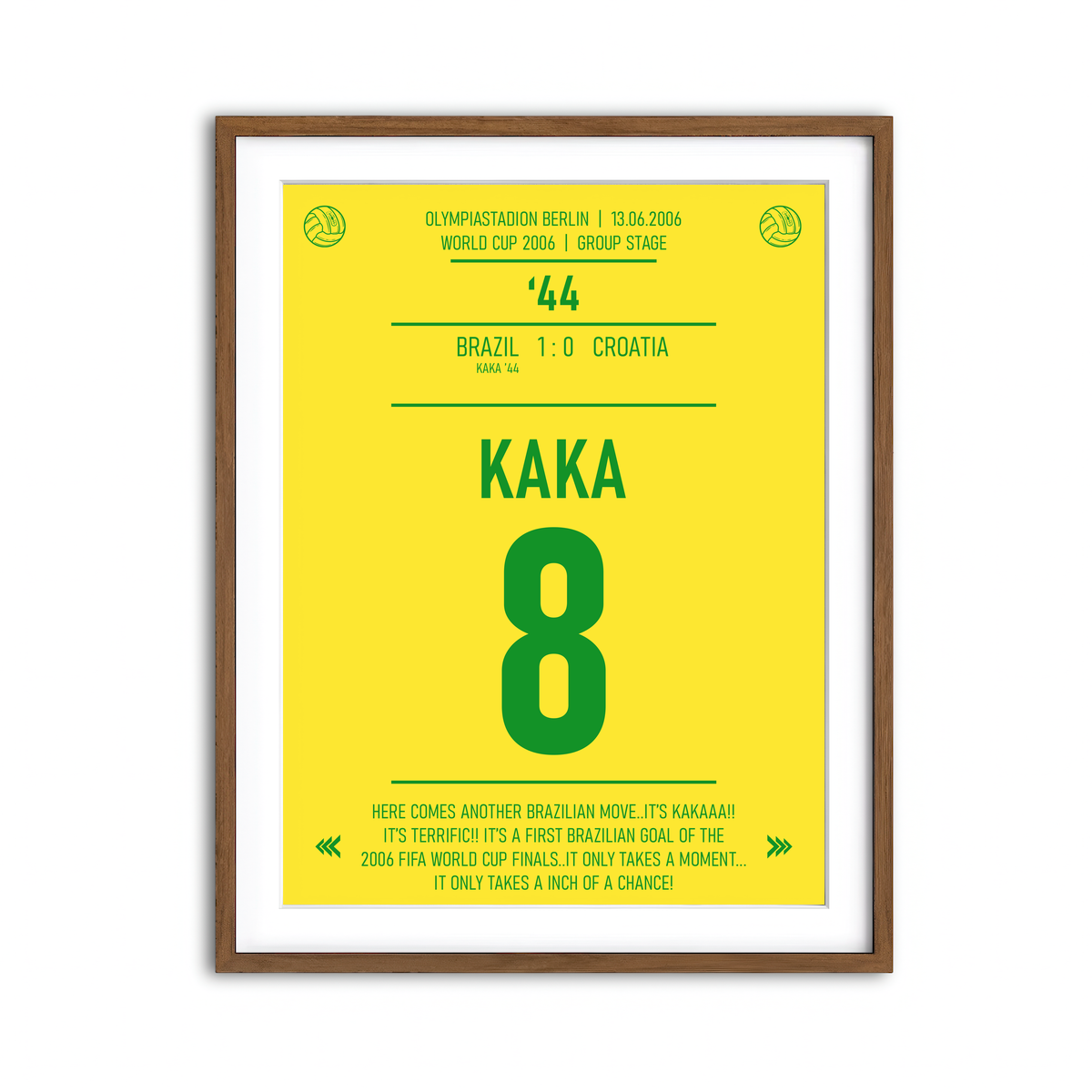 Framed Print 3x4 Walnut