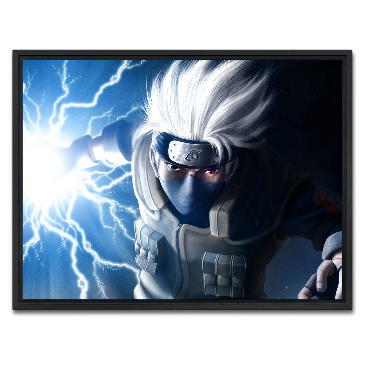 AUTO-MOCKUP WHITE | Kakashi | 1 Piece | Black Framed Canvas | group=4x3