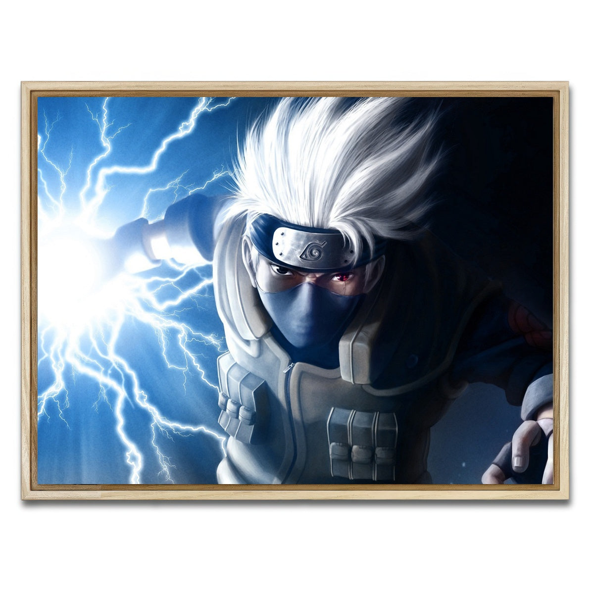 AUTO-MOCKUP WHITE | Kakashi | 1 Piece | Natural Framed Canvas | group=4x3