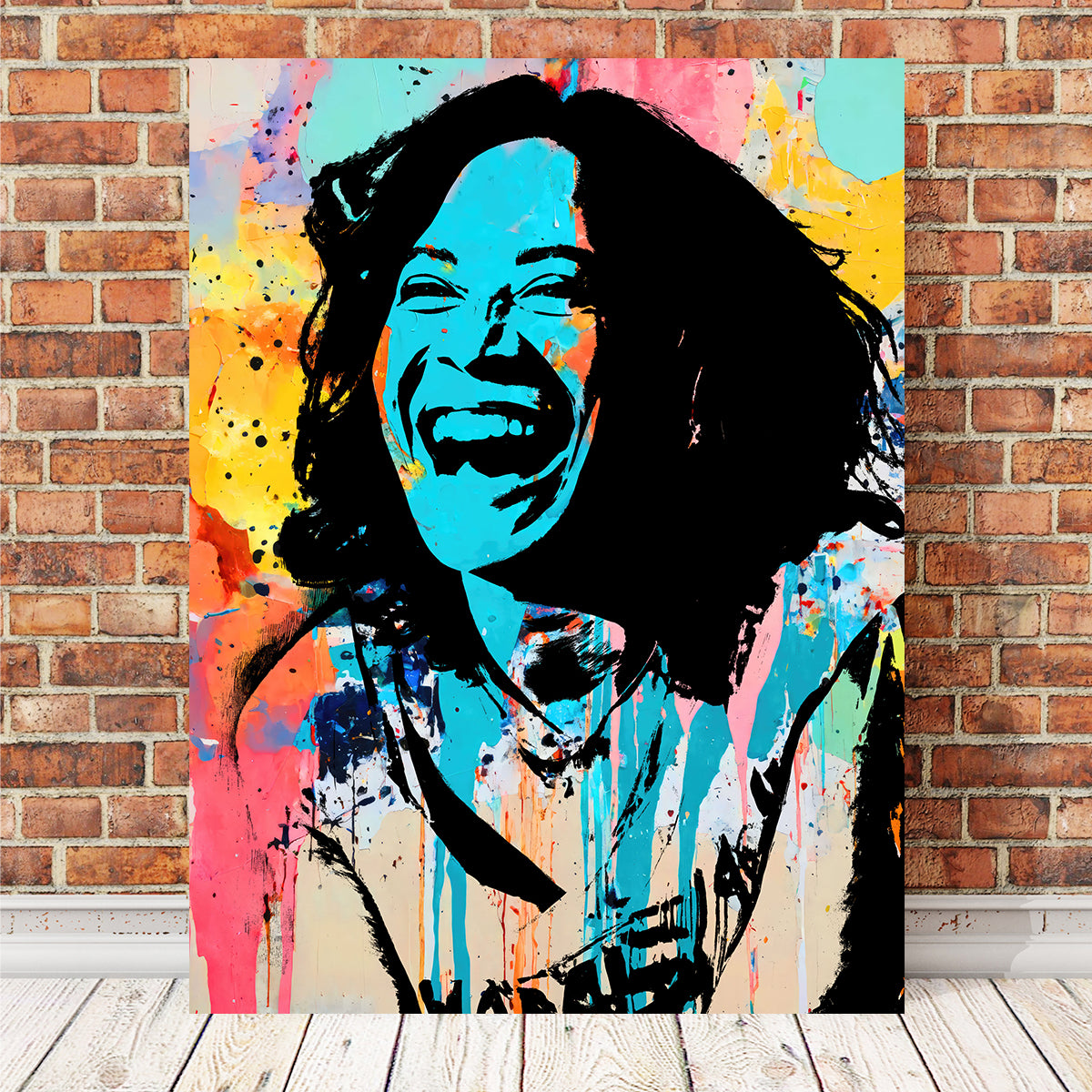 Kamala Laughing Wall Art