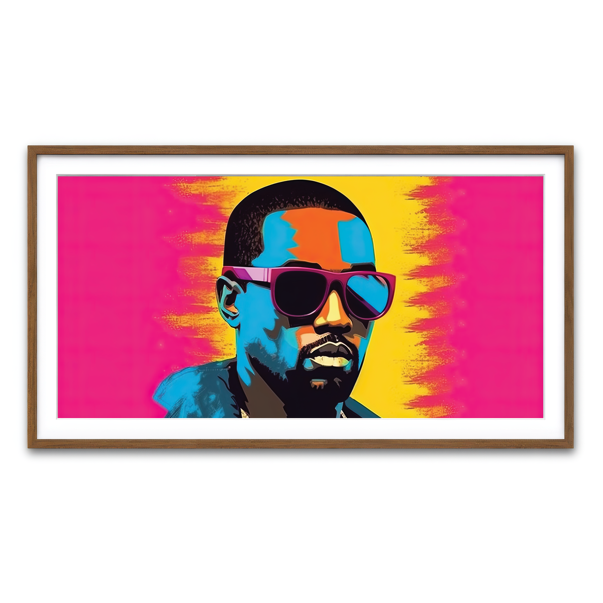 Framed Print 2x1 Walnut