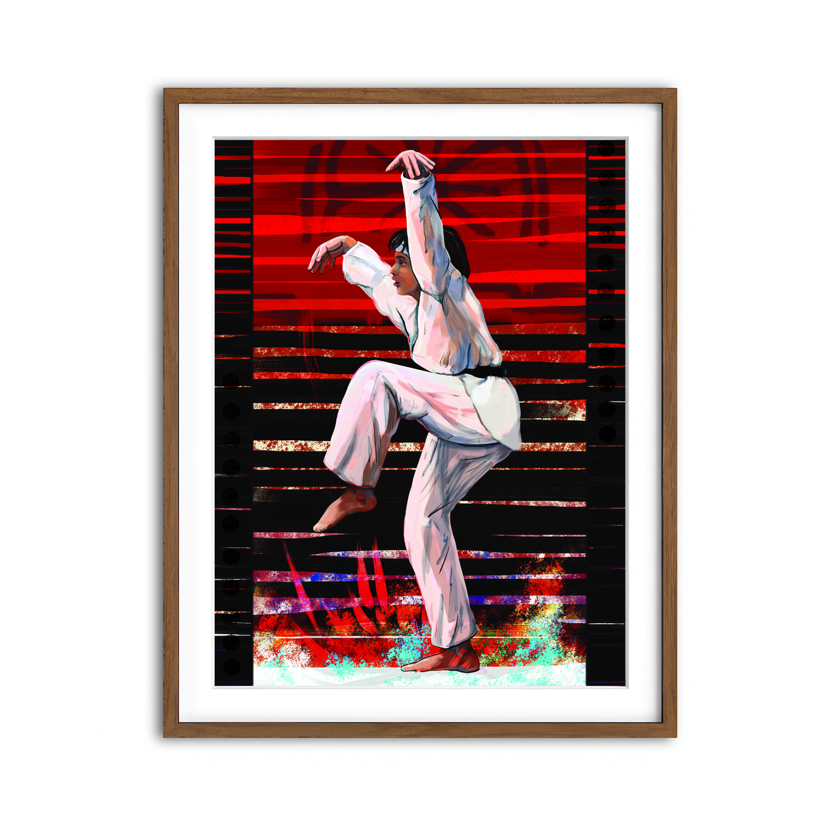 Framed Print 3x4 Walnut