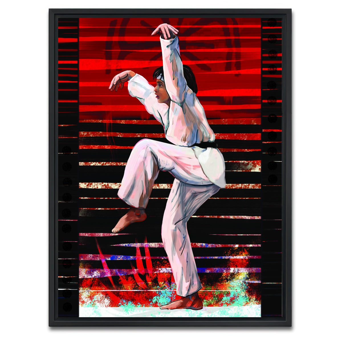 AUTO-MOCKUP WHITE | Karate Kid | 1 Piece | Black Framed Canvas | group=3x4
