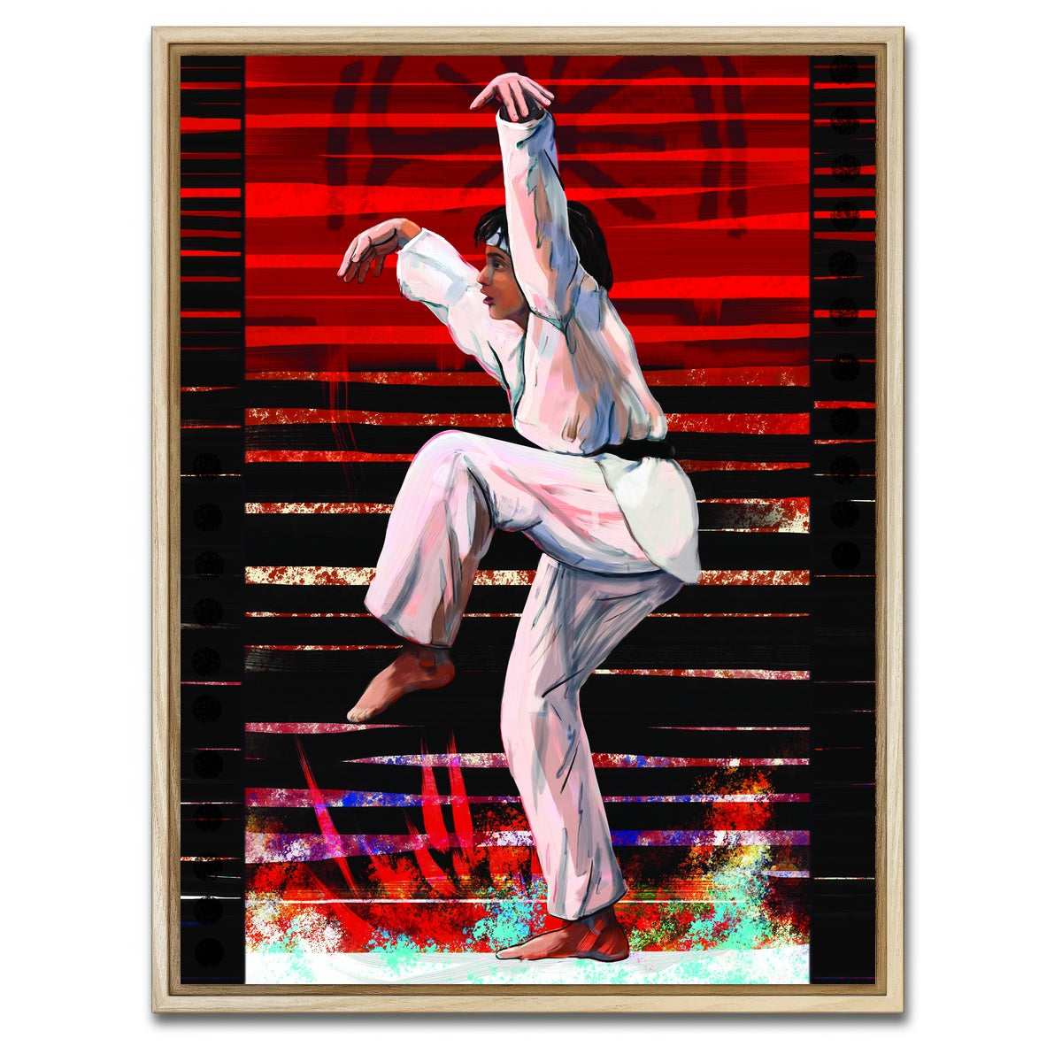 AUTO-MOCKUP WHITE | Karate Kid | 1 Piece | Natural Framed Canvas | group=3x4
