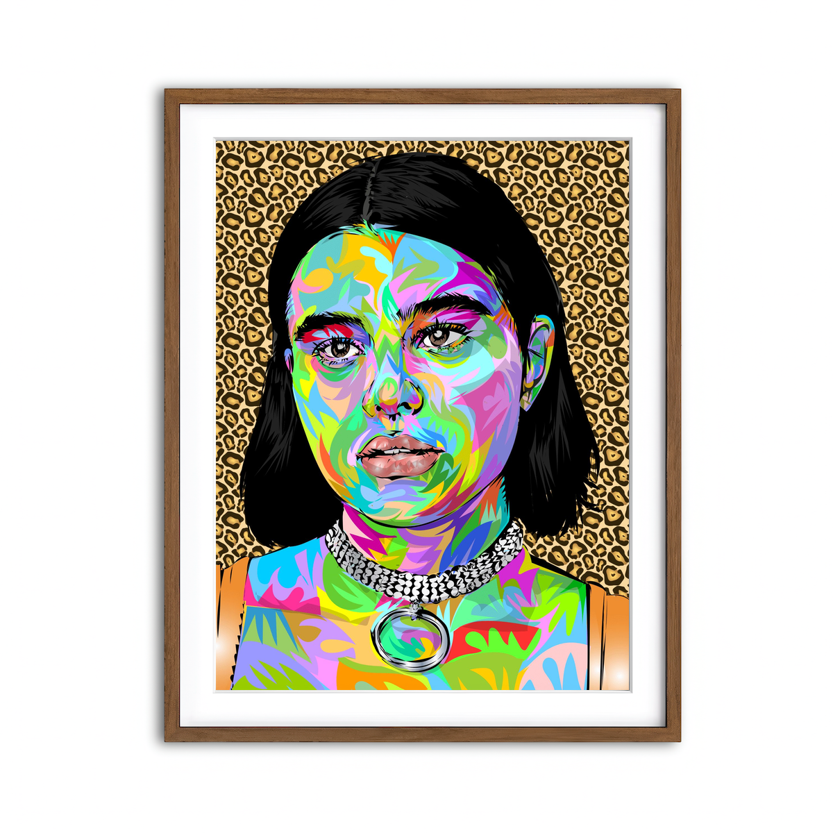 Framed Print 3x4 Walnut