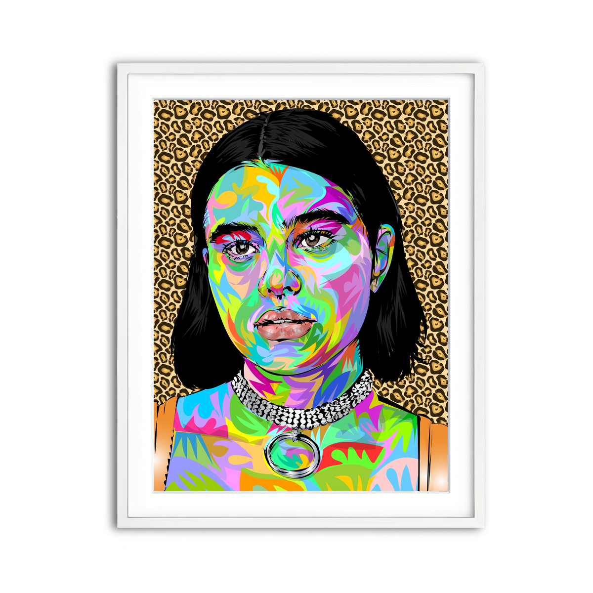 Framed Print 3x4 White