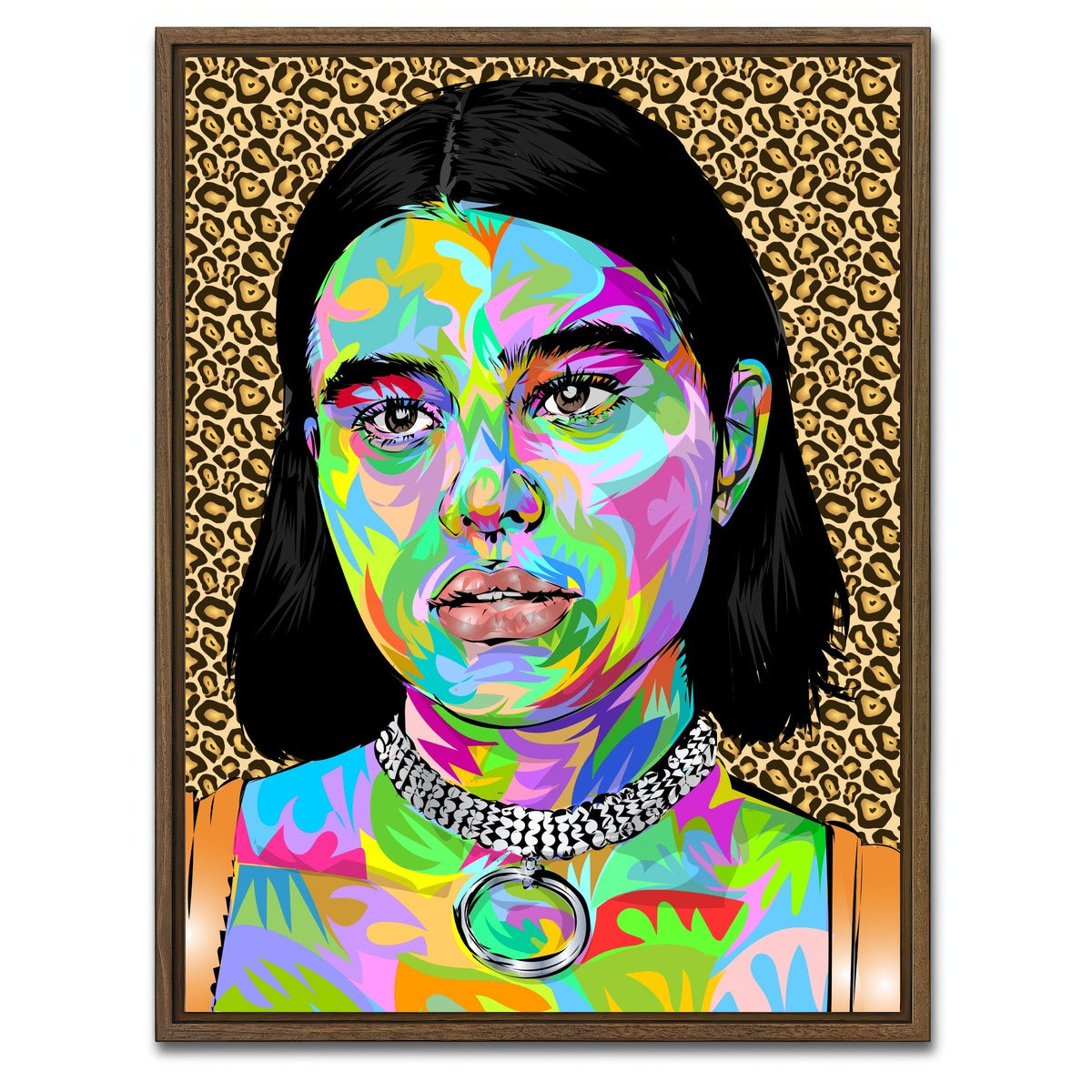 AUTO-MOCKUP WHITE | Kat Euphoria | 1 Piece | Walnut Framed Canvas | group=3x4