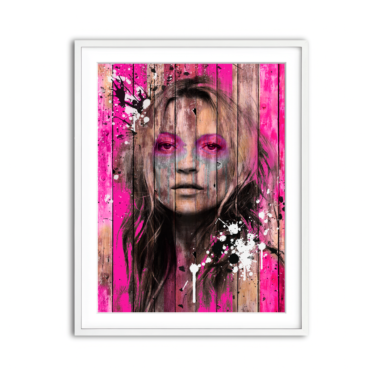 Framed Print 3x4 White